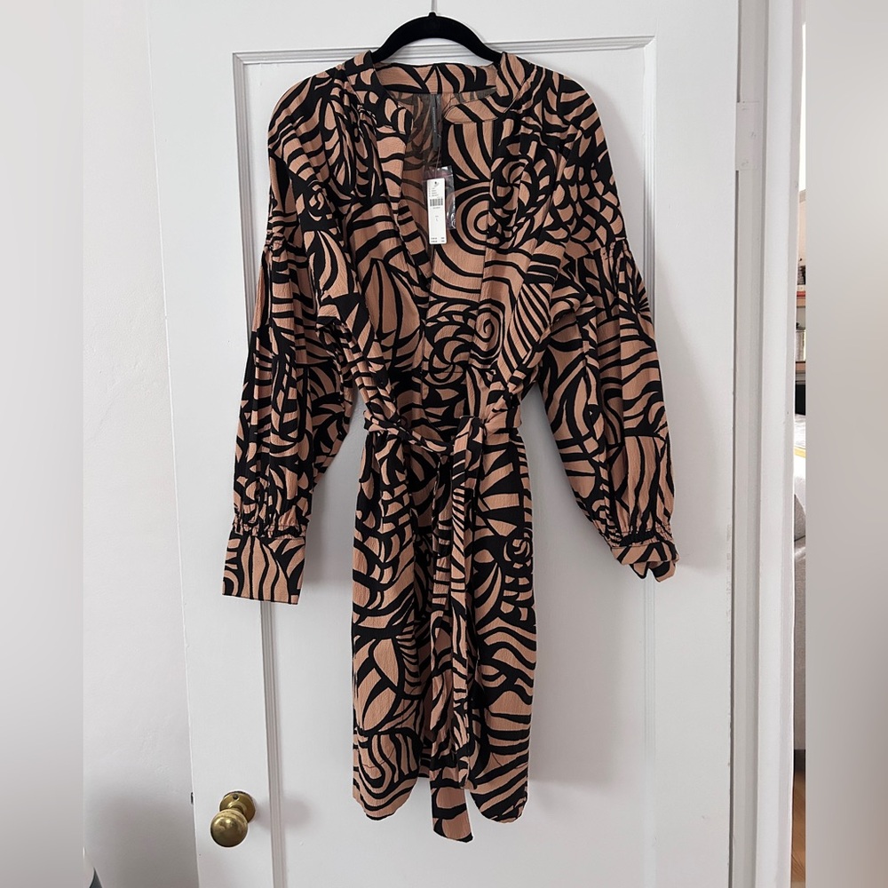 NWT Anthropology print dress.